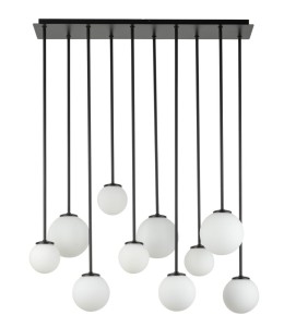Lampa sufitowa kulki biały TULIA 10 długi 33491