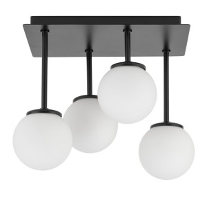 Lampa sufitowa kulki biały TULIA 4 krótki 33505