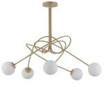 Lampa sufitowa kule szklane złoto-beżowy  VELVET 5 33357