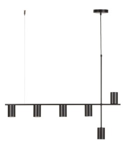 Lampa wisząca z reflektorami czarna VENDO 6 33695