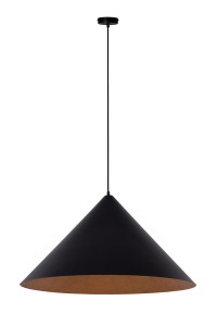 Lampa wisząca Vesuvio czarny/miedziany M  1xE27 /  41042