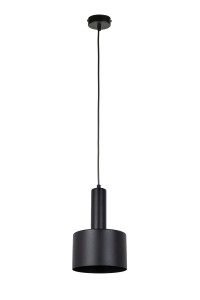 Lampa wisząca VITRUM walec czarny 41109