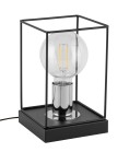 Lampka nocna loftowa klatka VOX czarno-srebrna 50371