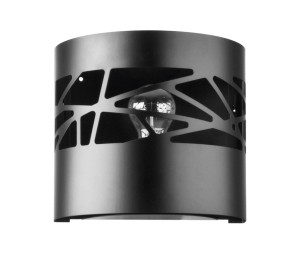 Lampa kinkiet metalowy czarny MODUŁ FREZ 31078