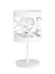 Lampka nocna metalowa biała MODUŁ FREZ 50078