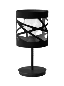Lampka nocna metalowa czarna MODUŁ FREZ 50077