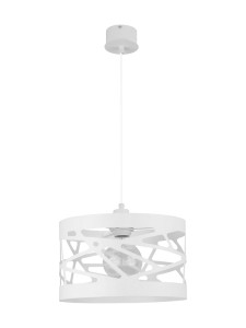 Lampa wisząca metalowa biała MODUŁ FREZ M 31080