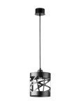 Lampa wisząca metalowa czarna MODUŁ FREZ S 31208