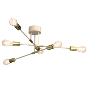 Lampa sufitowa FLAME beżowy  3768
