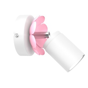Lampa kinkiet Flower white/pink  3875
