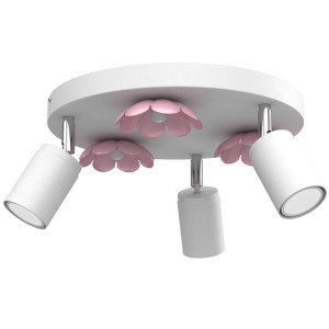 Lampa sufitowa Flower white/pink  3878