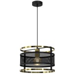 Lampa wisząca RIM czarny-złoty 3903