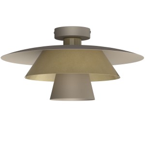 Lampa sufitowa PLATO beige-gold 1xE27 /  4500