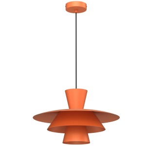 Lampa wisząca PLATO orange 1xE27 /  4505
