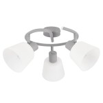 Lampa sufitowa GINKO szara 3x40W E14 /  98-49117