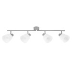 Lampa sufitowa GINKO listwa szara 4x40W E14  /  94-49100