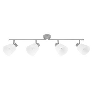 Lampa sufitowa GINKO listwa szara 4x40W E14  /  94-49100