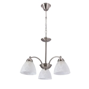Lampa wisząca CAVALLO srebrna 3x60W E27  /  33-48332