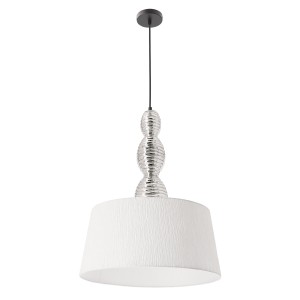 Lampa wisząca RAKLI srebrna E27 1x60W /  31-47649