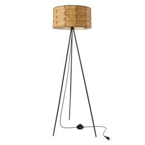 Lampa podłogowa FIANA czarna 1x40W E27 /  51-47724