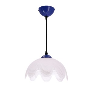 Lampa wisząca COLORI chabrowa 1x60W E27 /  31-47953