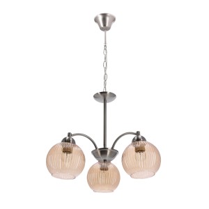 Lampa wisząca MEDINA srebrna 3x60W E27 /  33-48554