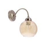 Lampa ścienna kinkiet MEDINA srebrny 1x60W E27 /  21-48547