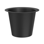 Flores osłonka doniczki trapez black  5338