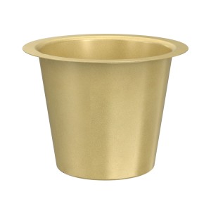 Flores osłonka doniczki trapez gold  5339