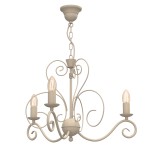 Lampa żyrandol MAURO beżowy 5775