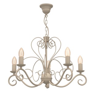 Lampa żyrandol MAURO beżowy 5776
