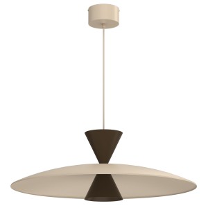 Lampa wisząca Mistic beige/brown 1xGX53 /  7986