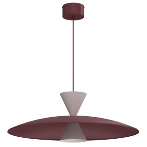 Lampa wisząca Mistic burgundy/cashmere 1xGX53 /  7989