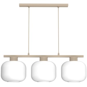Lampa wisząca Galante beige (glass: 2984) 3xE27 /  8004