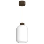 Lampa wisząca Galante brown (glass: 2987) 1xE27 /  8011