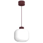 Lampa wisząca Galante burgundy (glass: 2984) 1xE27 /  8014
