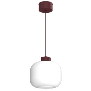 Lampa wisząca Galante burgundy (glass: 2984) 1xE27 /  8014