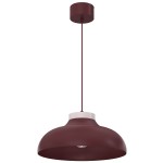 Lampa wisząca BASCA burgundy/cashmere 1xE27 / 8489