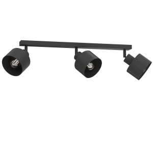 Lampa sufitowa Parkla black 3xE27 / 8774