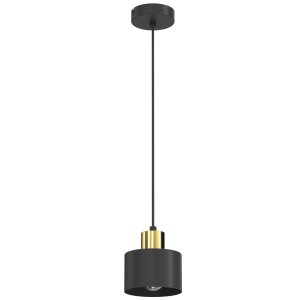 Lampa wisząca Parkla black/gold 1xE27 / 8782