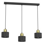 Lampa wisząca Parkla black/gold 3xE27 / 8784