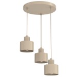 Lampa wisząca Parkla beige 3xE27 / 8789