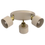Lampa sufitowa Parkla beige/gold 3xE27 / 8792