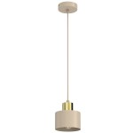 Lampa wisząca Parkla beige/gold 1xE27 / 8794