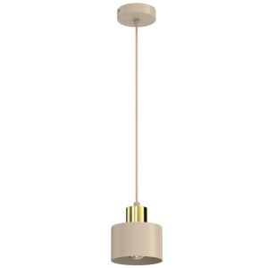 Lampa wisząca Parkla beige/gold 1xE27 / 8794