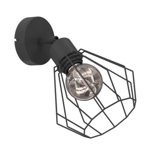 Lampa kinkiet-spot Parkla basket black 1xE27 / 8830