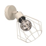 Lampa kinkiet-spot Parkla basket beige 1xE27 / 8842