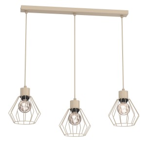 Lampa wisząca Parkla basket beige 3xE27 / 8847