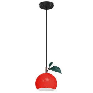 Lampa wisząca APPLE red 1xE27 / 8942