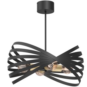 Lampa wisząca SPARKLE black/gold 4xE27 / 8974